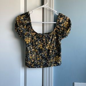 Crop top floral